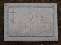 Struma Military Cemetery - Prentice, Joshua